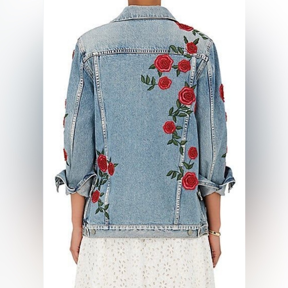 Grlfrnd Daria Oversized Denim Jacket - Picture 2 of 9